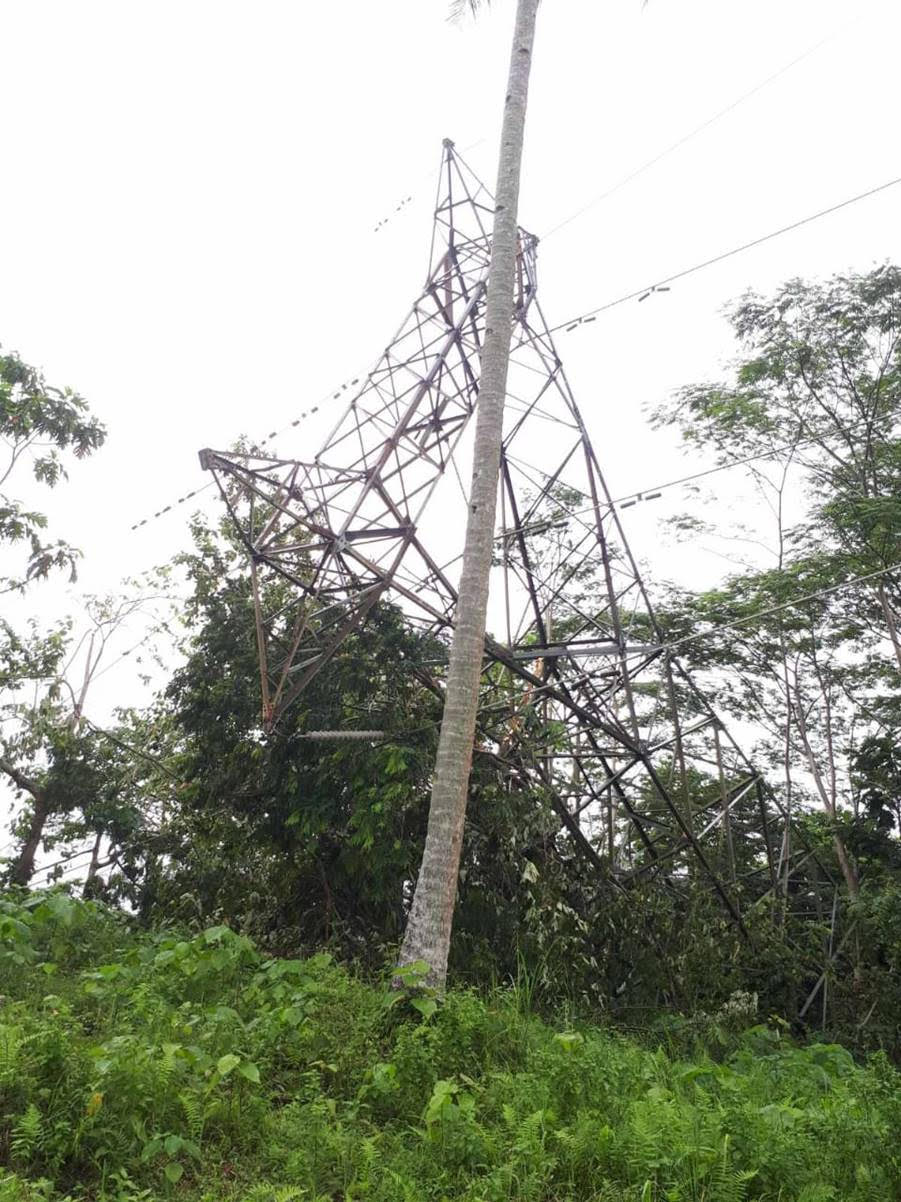 NGCP tower toppled in Lanao Del Norte