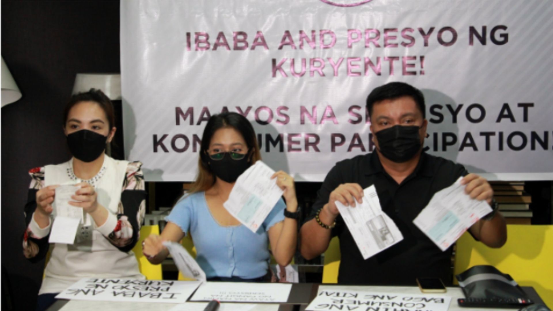 Consumers tear electric bills, call for lower power rates