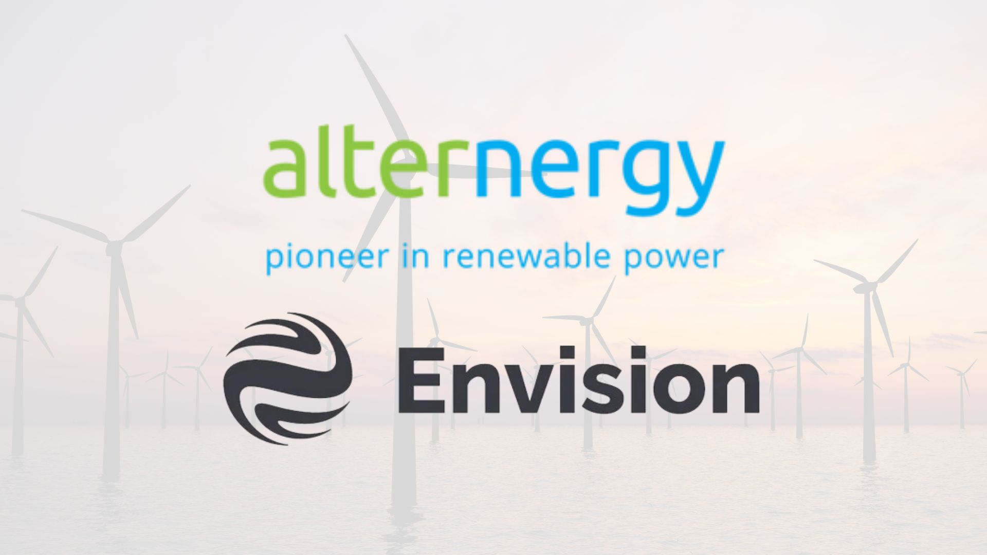Alternergy taps Envision to secure wind turbine generators