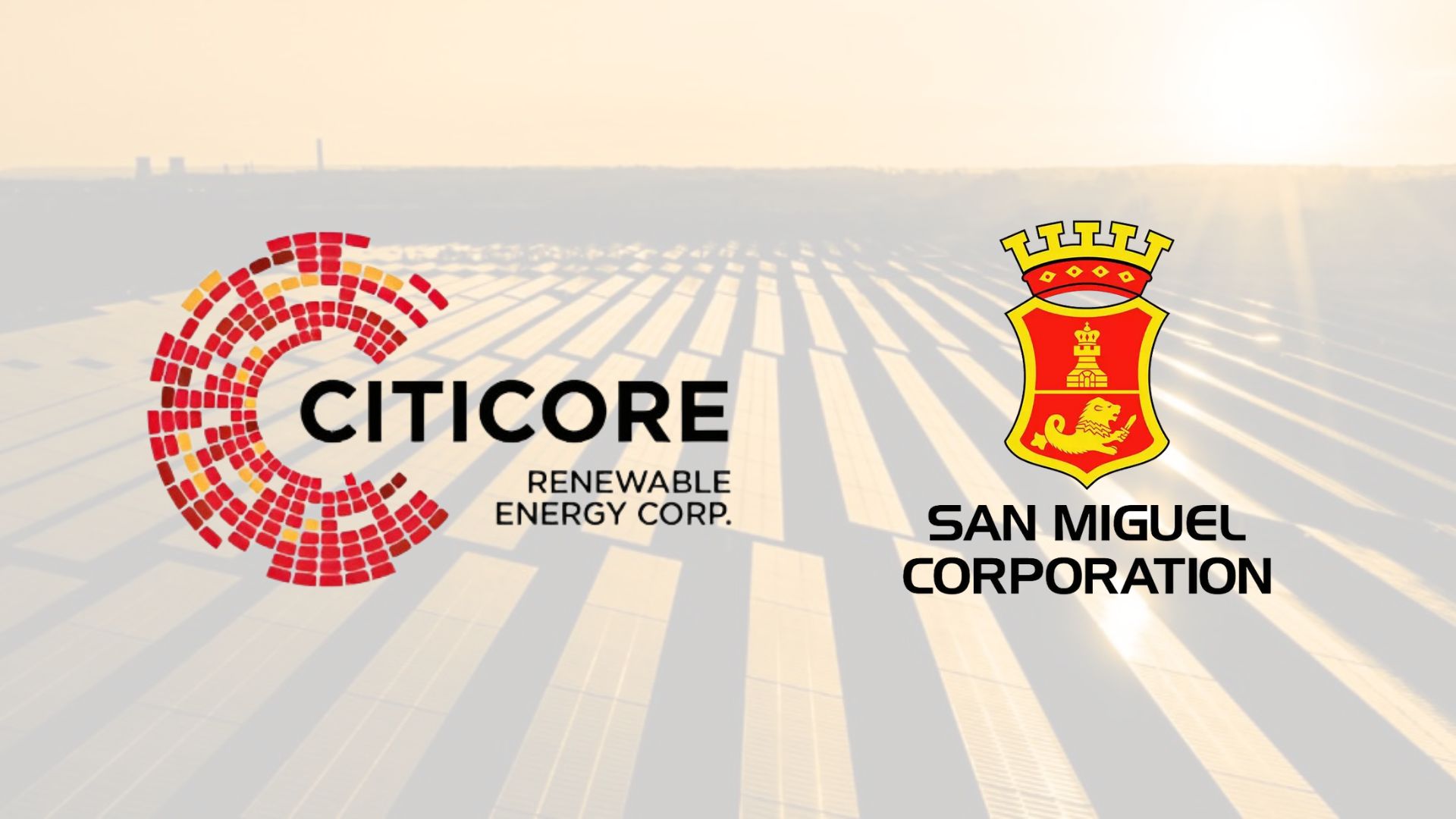 Citicore, San Miguel join forces on 153.5-MW Bataan solar project
