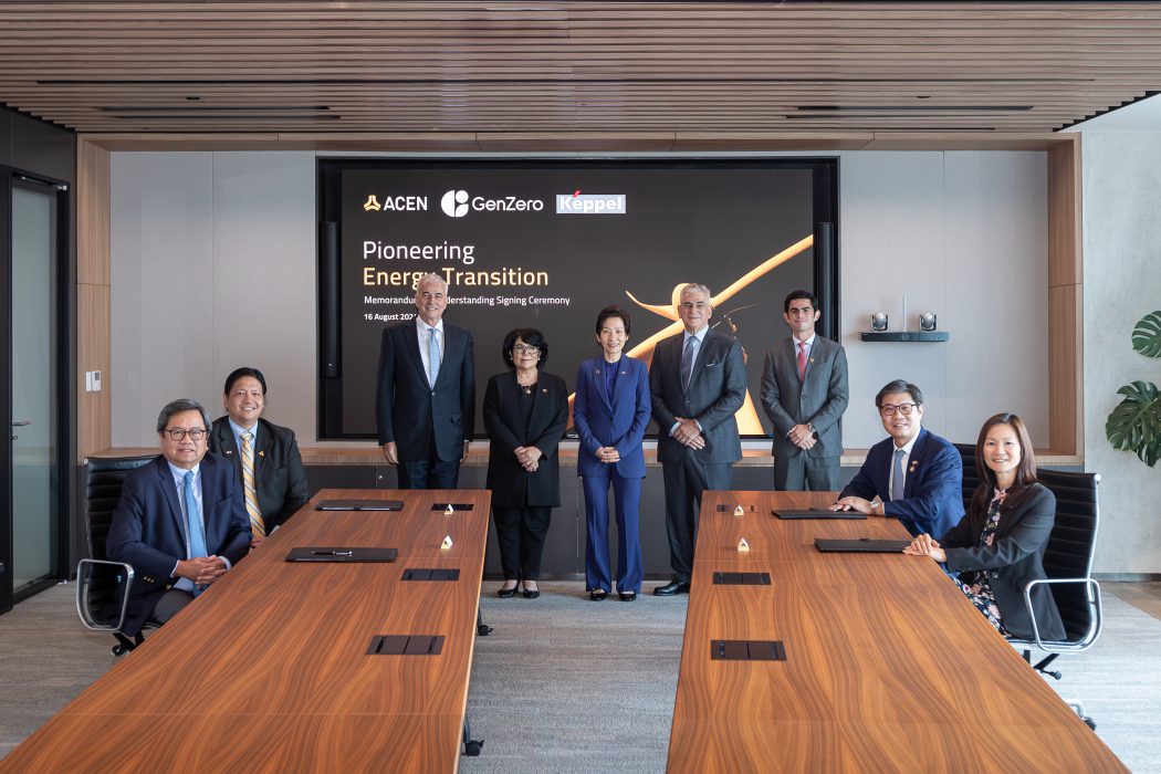 ACEN_GenZero_Keppel_MOU Signing Ceremony Aug 16, 2024