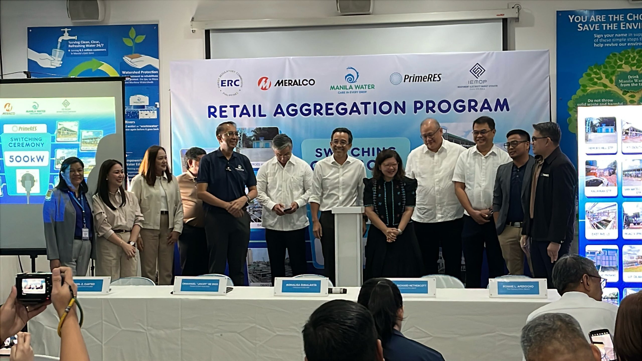 Manila Water joins Retail Aggregation Program, enrolls 10 wastewater facilities