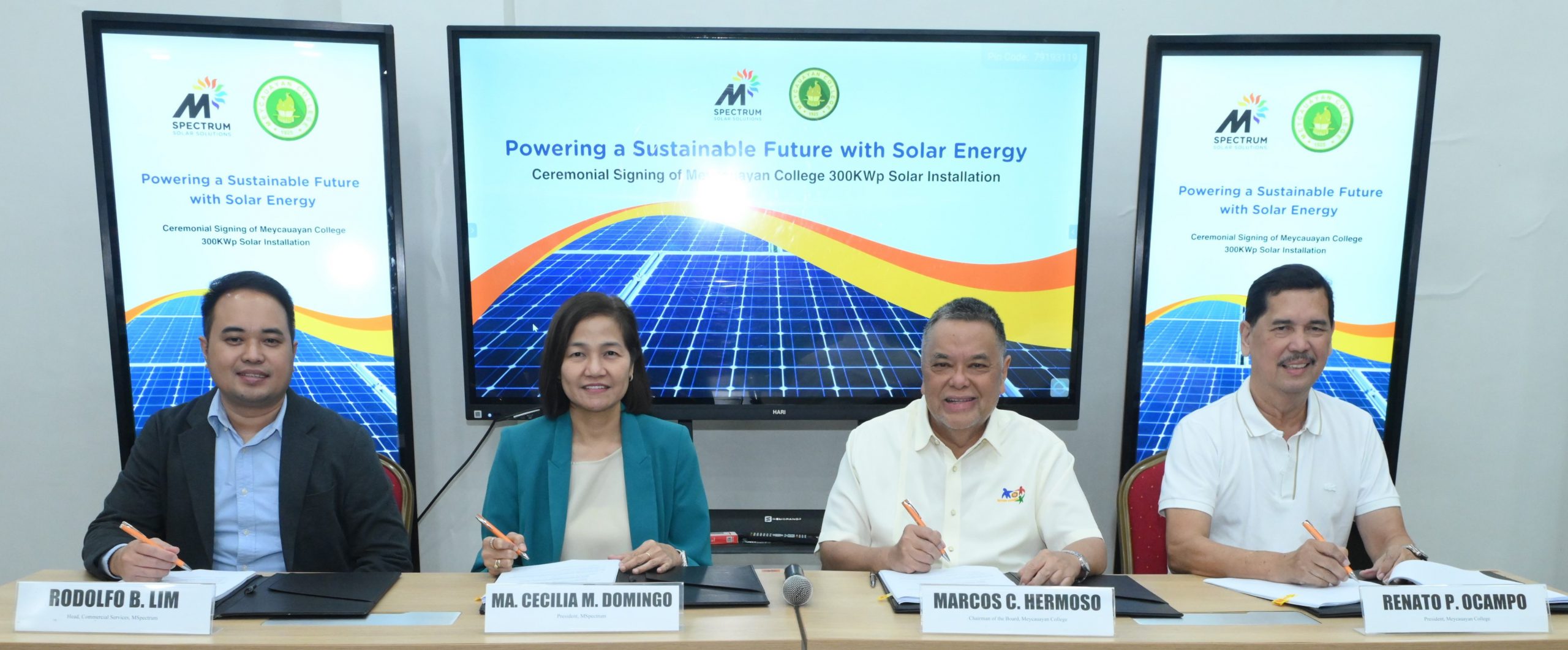 Meralco’s MSpectrum to Power Meycauayan College With 300 kWp Solar Rooftop by 2025