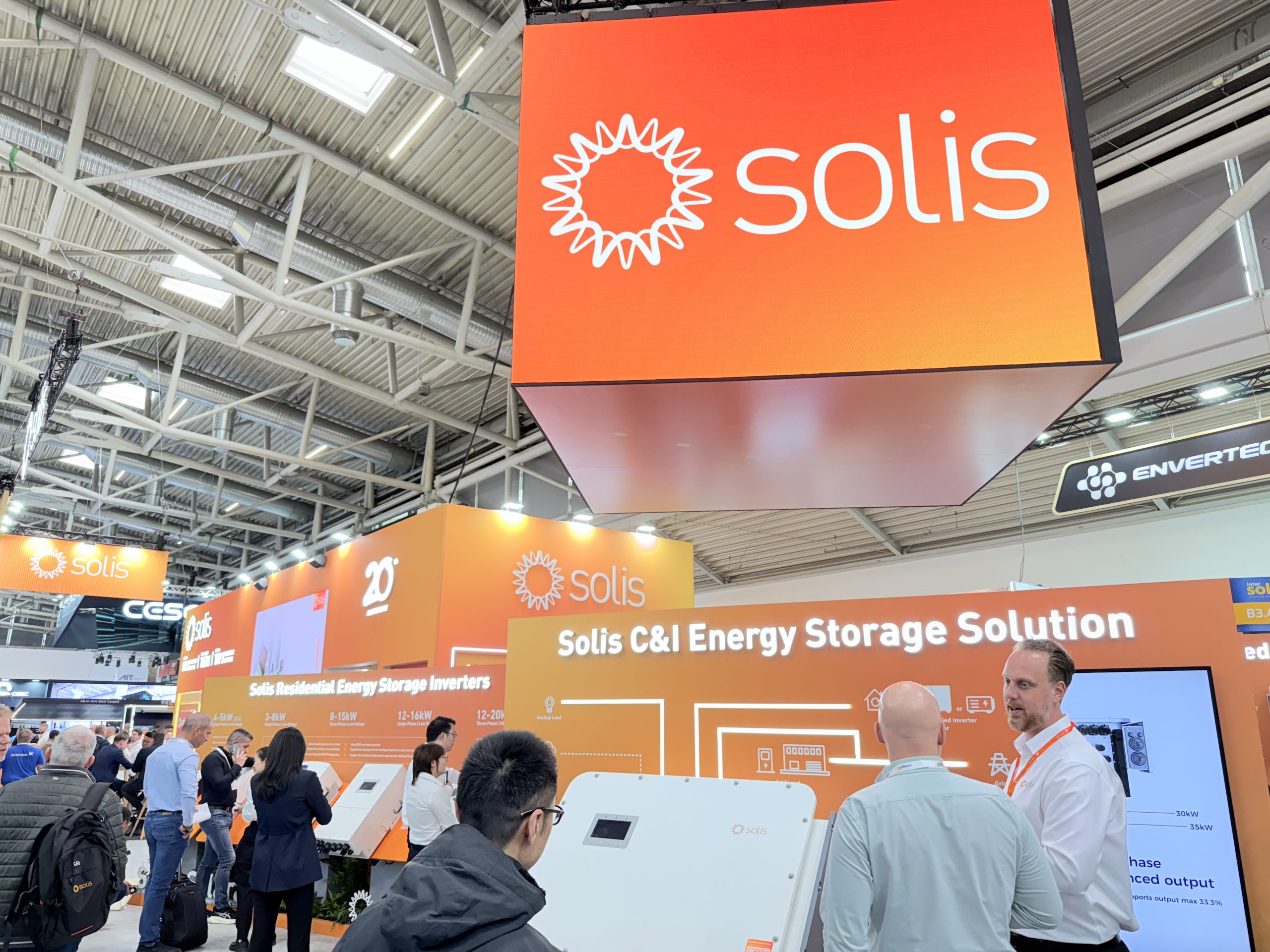 Solis Launches 125kW Hybrid Inverter and AI Energy Assistant at Intersolar Europe 2025