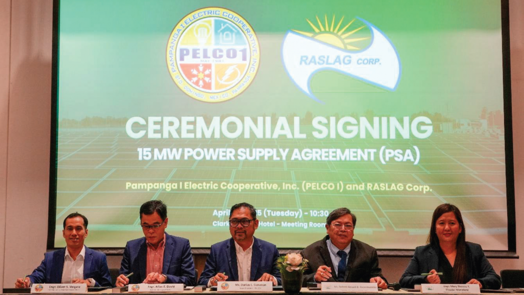 Power PH – RASLAG, PELCO I Seal 15MW Solar Power Deal to Boost Pampanga’s Green Energy