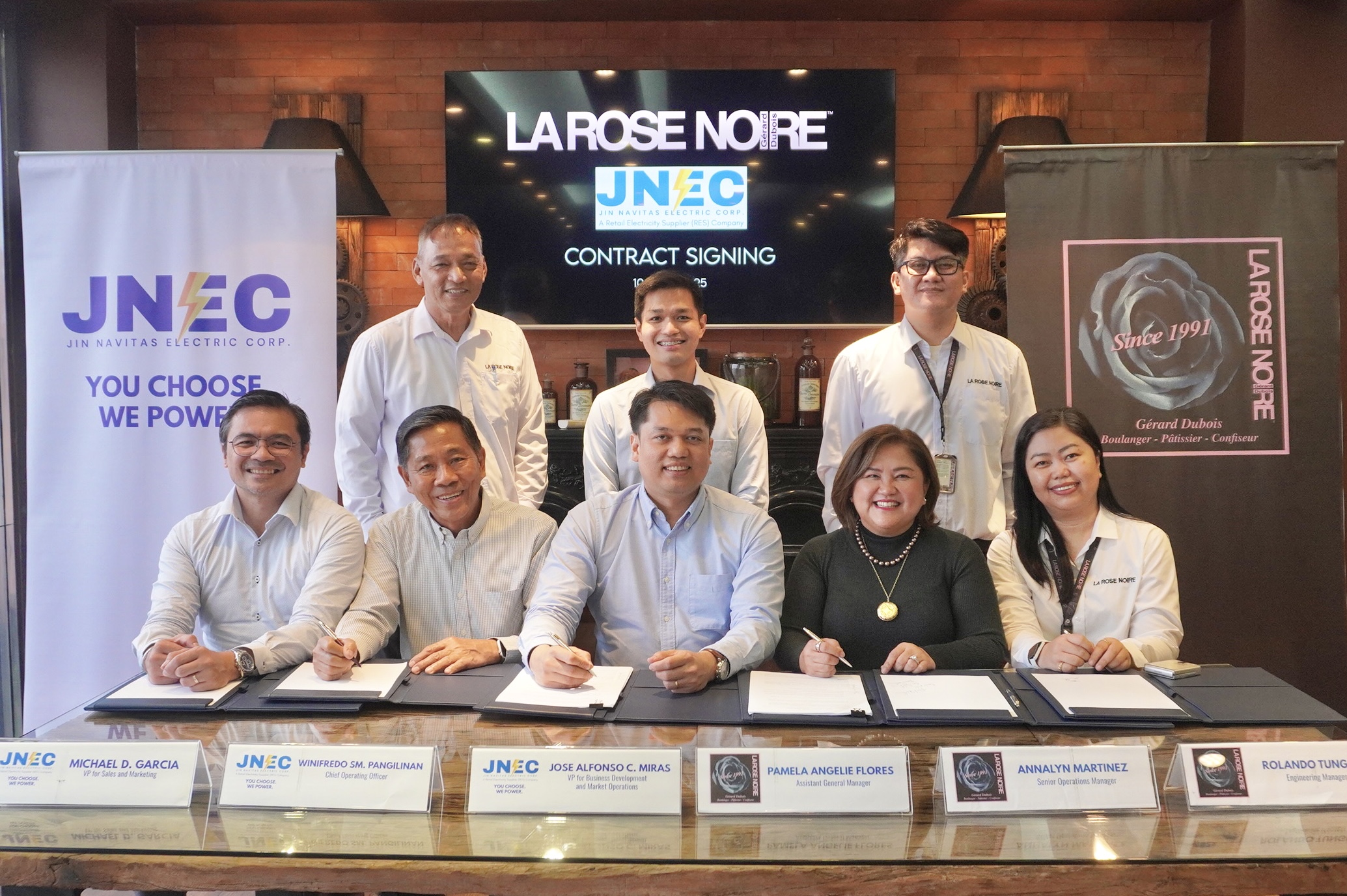JNEC Powers La Rose Noire Philippine Operations