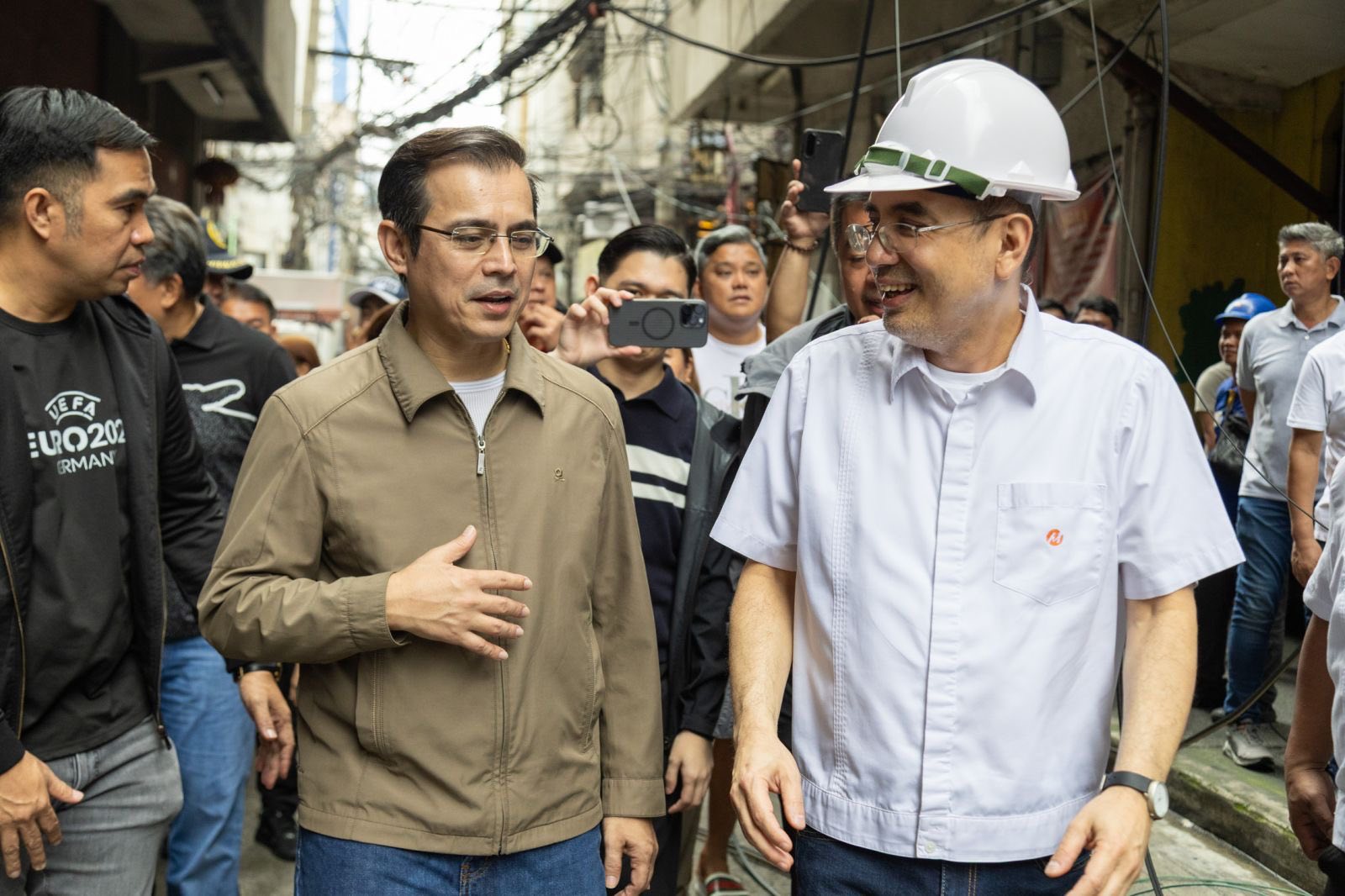 Meralco and Manila LGU Ramp Up Wire Clearing in Binondo