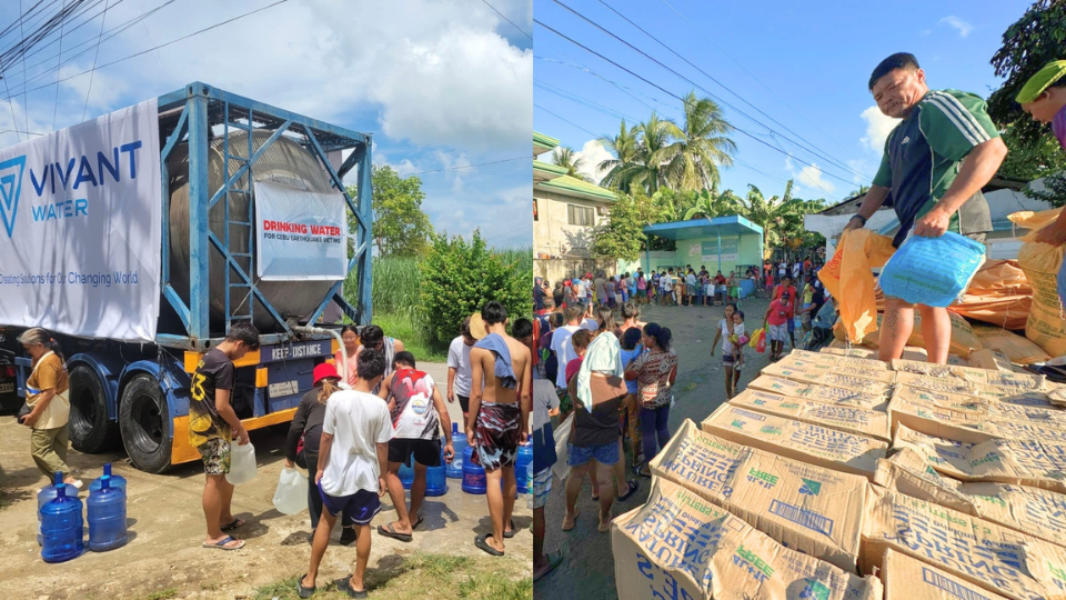 Vivant sustains power, water supply in quake-hit Cebu