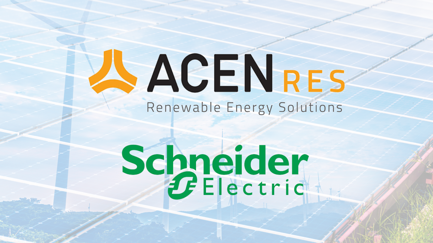 ACEN RES supplies 100% renewable power to Schneider Electric’s Cavite facilities