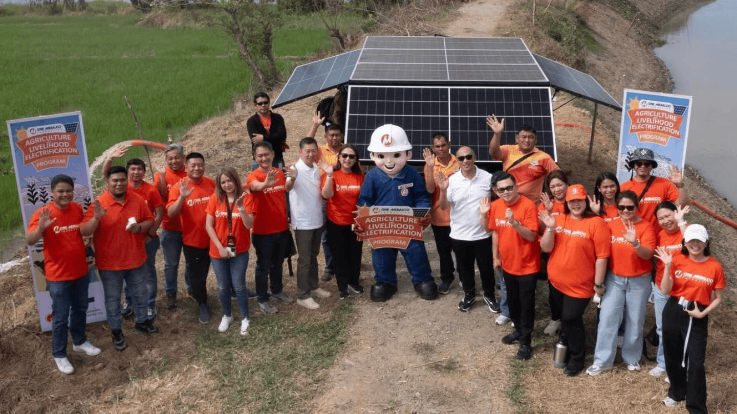 Meralco turns over solar-powered irrigation system to Nueva Ecija farmers