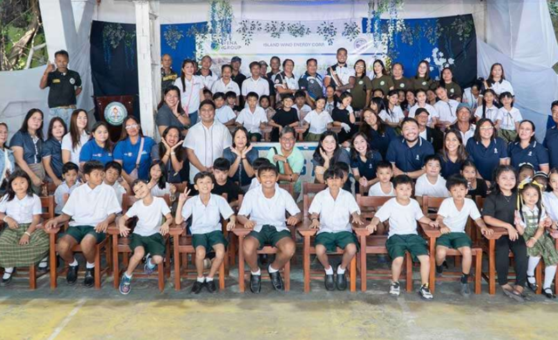 Vena Energy turns over 1,000 locally made school chairs to Talim Island