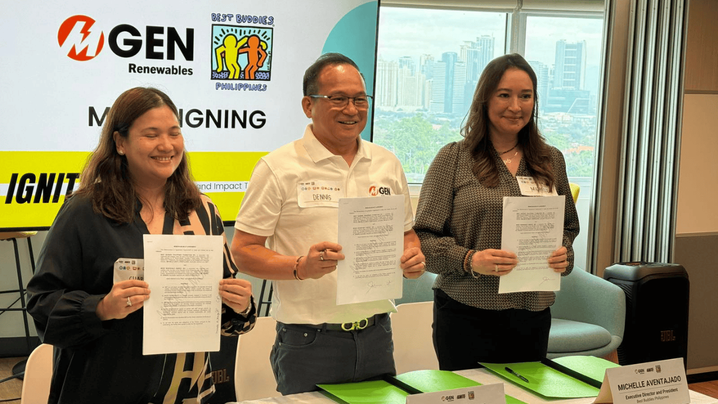 MGEN Renewables signs MOA with Best Buddies Philippines for IGNITE 2026