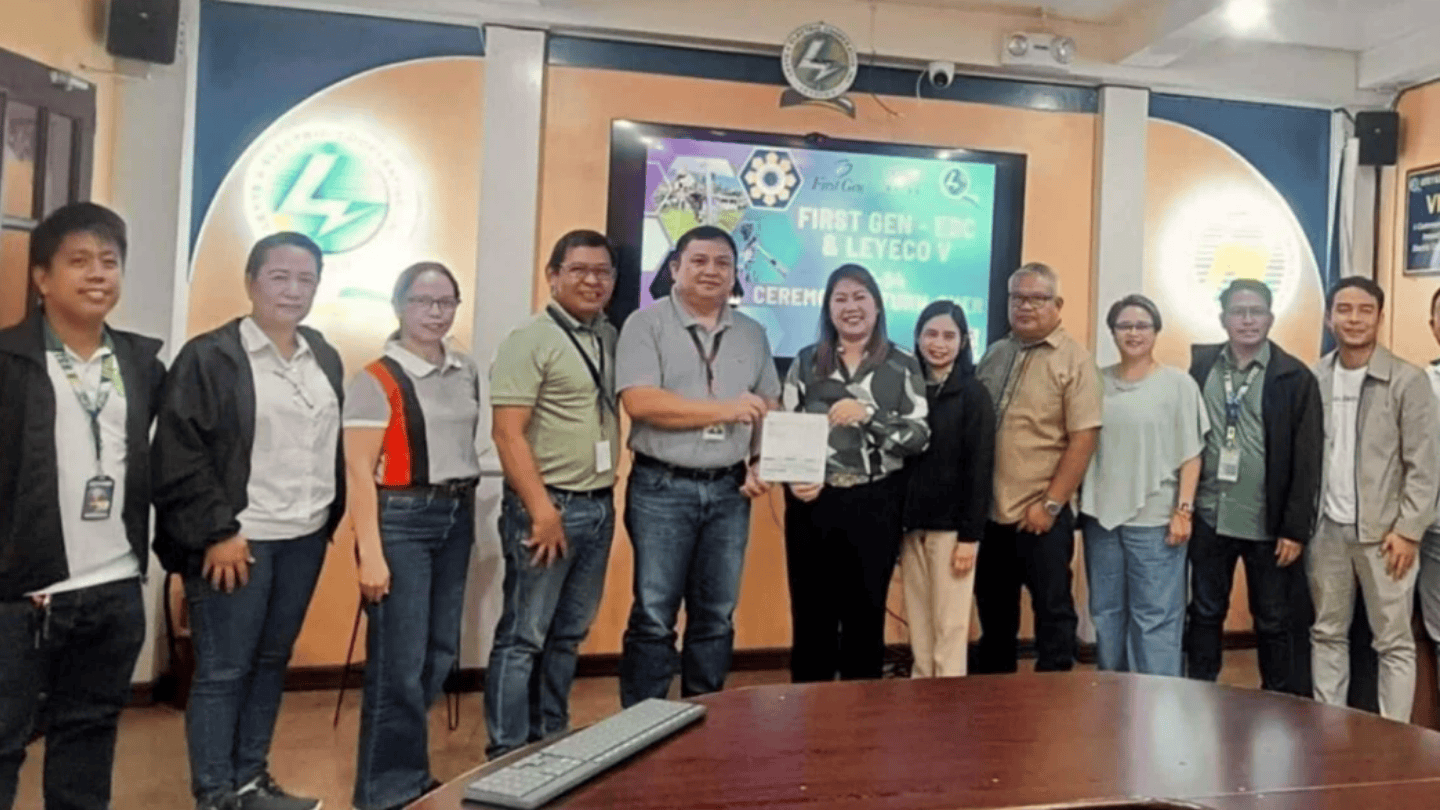 First Gen-EDC remits PHP 31.9 million to LEYECO V under ER 1-94