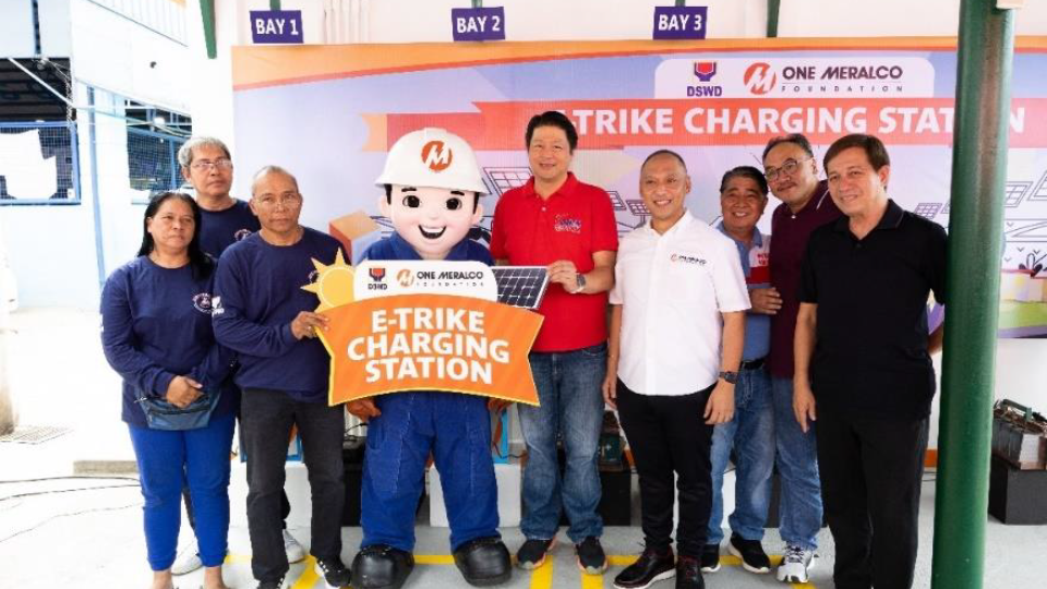 One Meralco Foundation, DSWD roll out e-trike charging hubs in Valenzuela