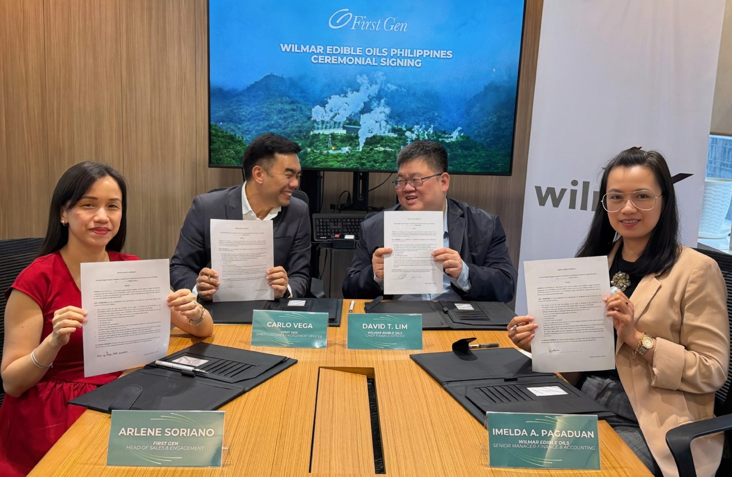 Geothermal Power Now Fuels Wilmar’s Gingoog Plant in First Gen Supply Deal