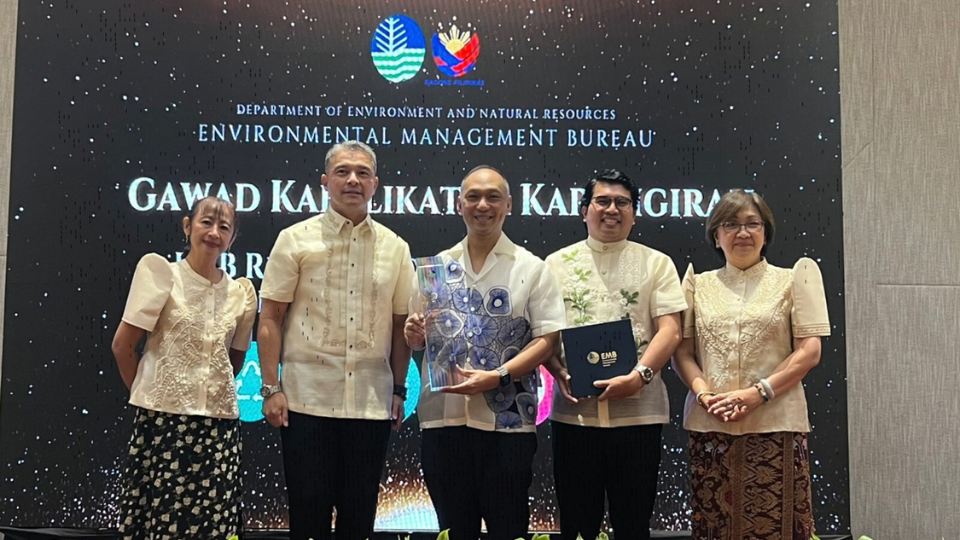DENR-EMB cites One Meralco Foundation for sustainability work