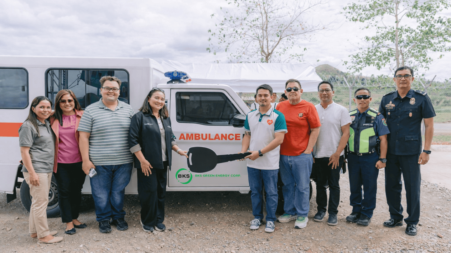 BKS Green donates ambulance to boost healthcare in Isabela town