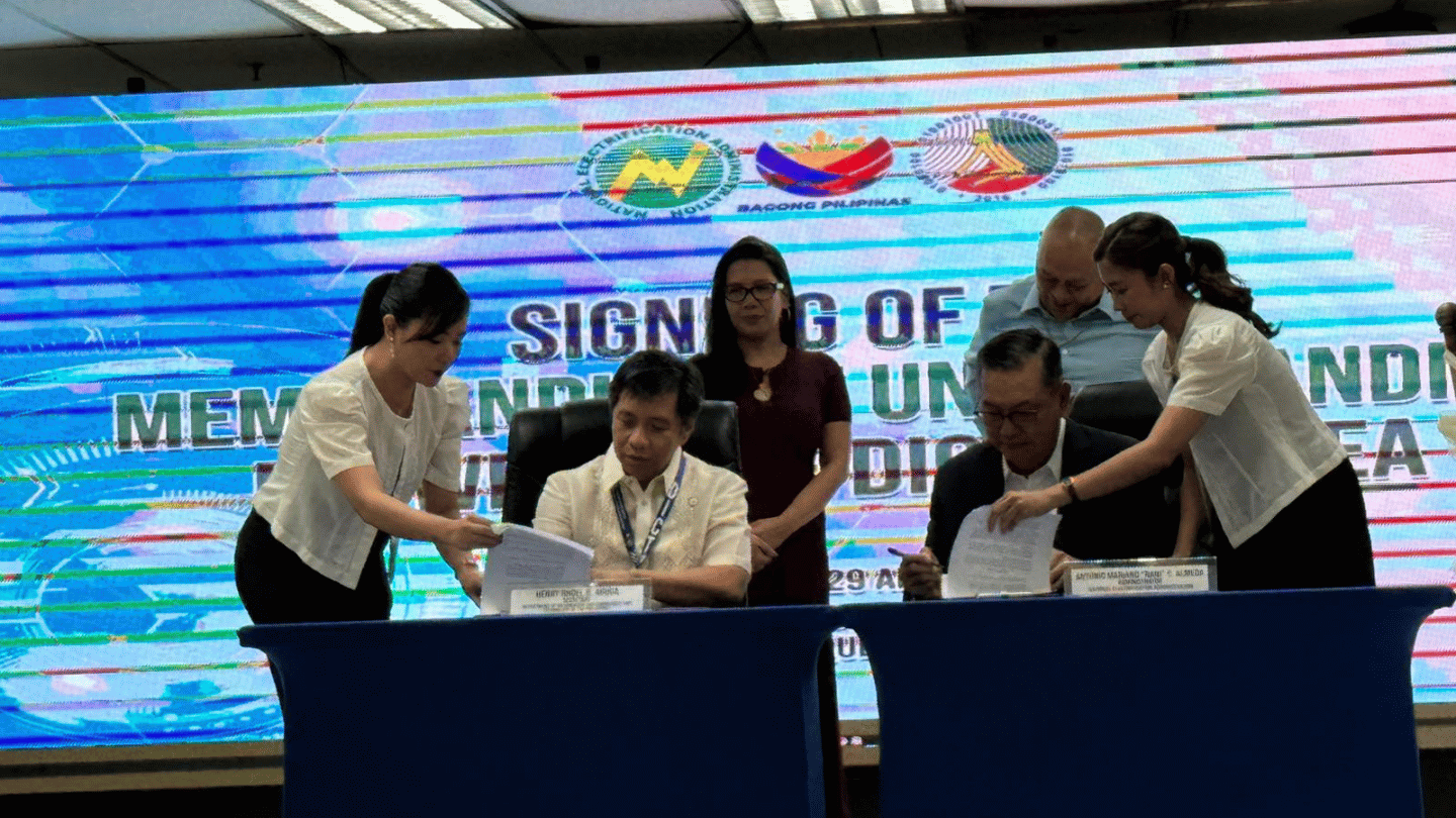 NEA, DICT sign MOU to expand connectivity under Konektadong Pinoy