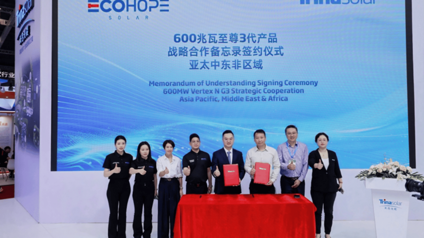 Trinasolar secures 600 MW distribution deal targeting Southeast Asia solar market