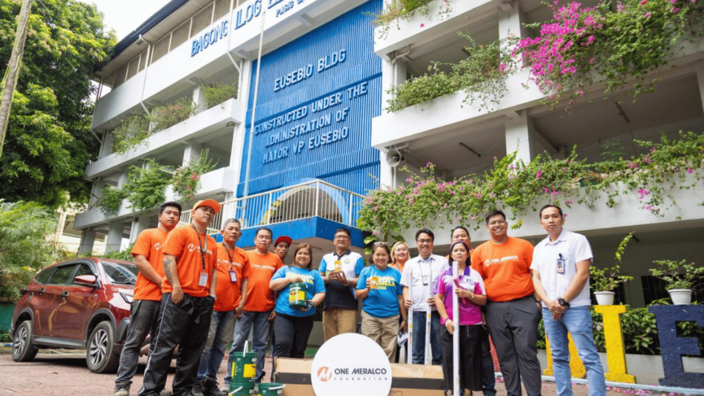 One Meralco Foundation joins Brigada Eskwela 2026 to help prepare schools for class opening