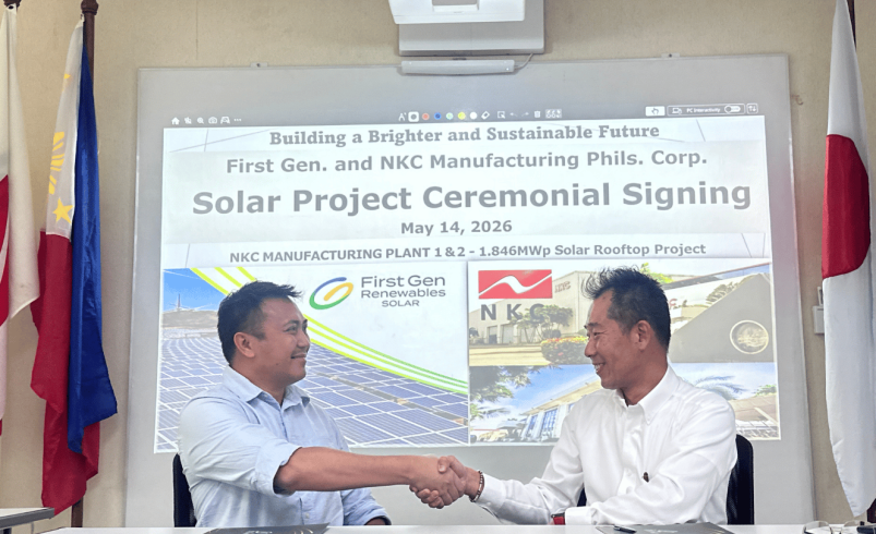 First Gen to build 1.84-MW rooftop solar facility for NKC Philippines in Cebu