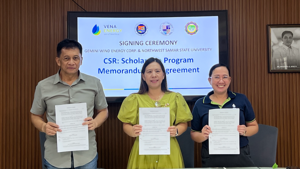 Vena Energy commits to 25-year STEM scholarship program in Samar